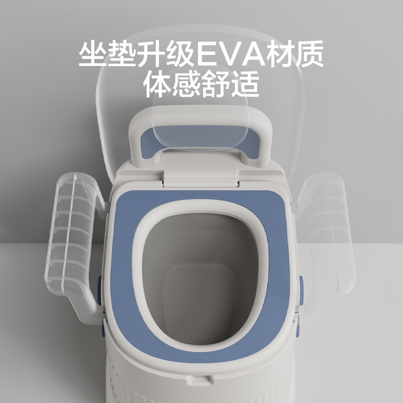 Factory Direct Sales Mobile Toilet Indoor Toilet Portable Pregnant Woman Toilet Chair Urine Bucket Temporary Toilet Elderly Toilet