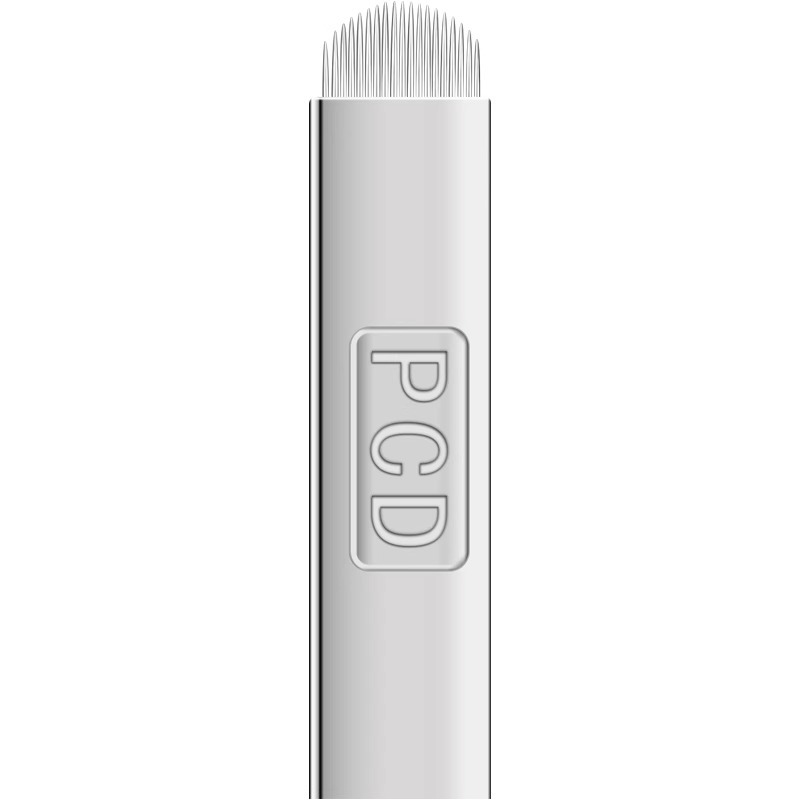 Genuine Tattoo Needles for Microblading, Eyebrow Tattoo Blades, 12-Pin, 14-Pin, Arc-Shaped 19-Pin Eyebrow Tattoo Needles