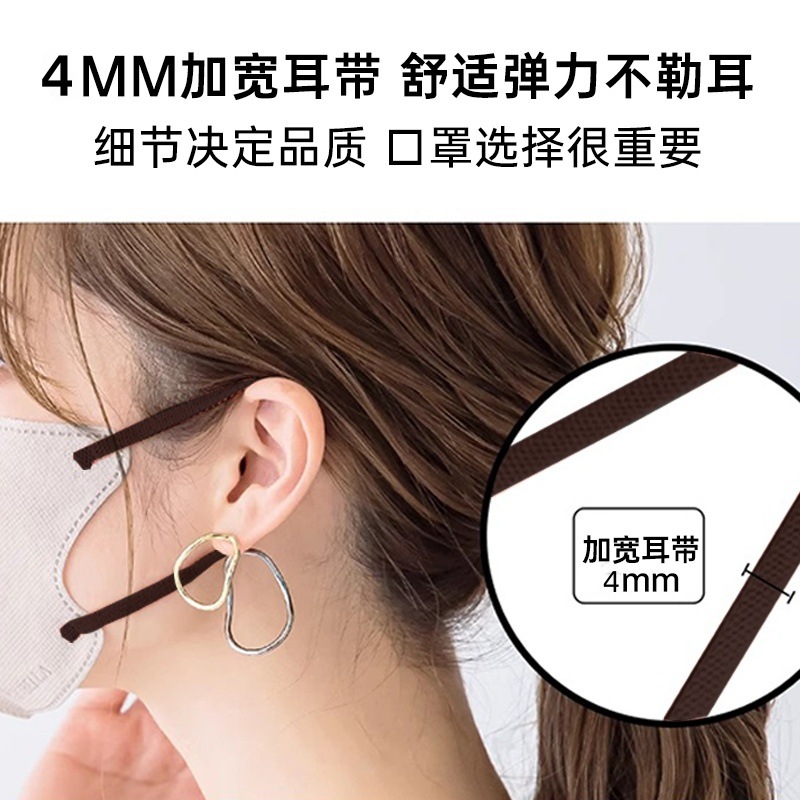 Japanese-Style 4D/3D Three-Dimensional Masks with High Appearance Value, Slimming and Face-Slimming Effect, Disposable Individually Packaged, Three-Layer and Four-Layer Thickened