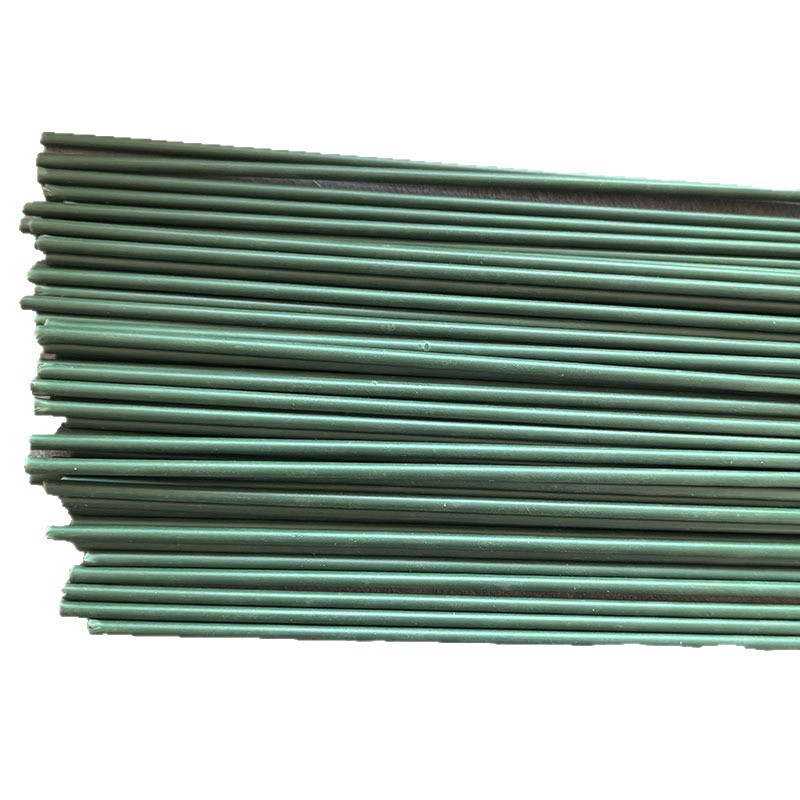 No. 2 Plastic-Coated Wire Flower Stem Wholesale Artificial Flower Fake Flower Rose Flower Stem Flower Branch DIY Handmade Flower Accessories