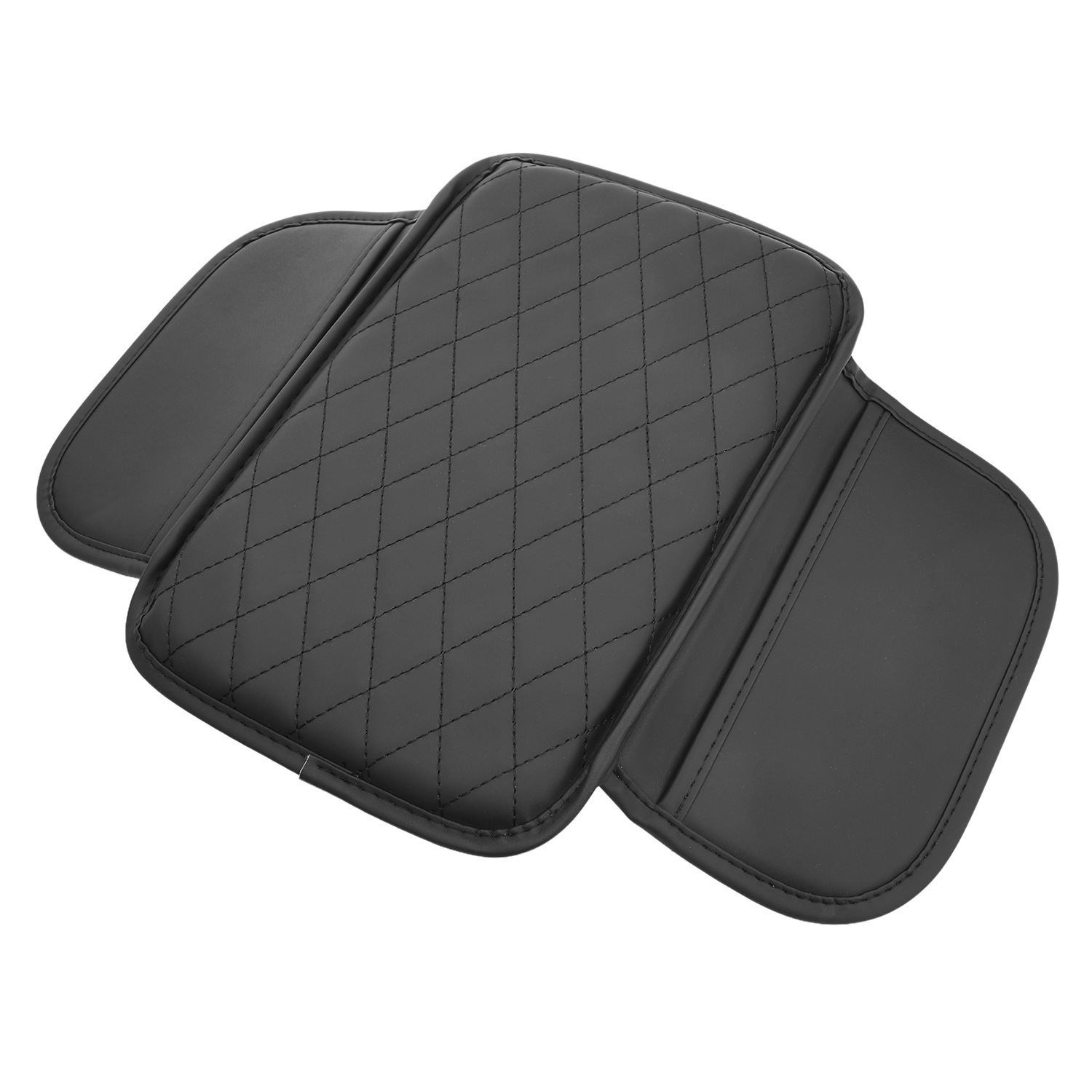 Cross-Border Universal Car Armrest Box Pad Protective Cover Multifunctional with Side Pockets and Central Seat Booster