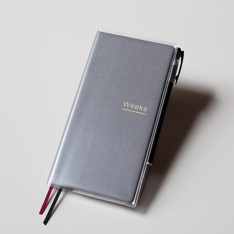 Protective Cover Notebook Pvc48K Notebook Book Cover Notebook Book Cover Waterproof Student A6 Transparent Book Cover Inner Core