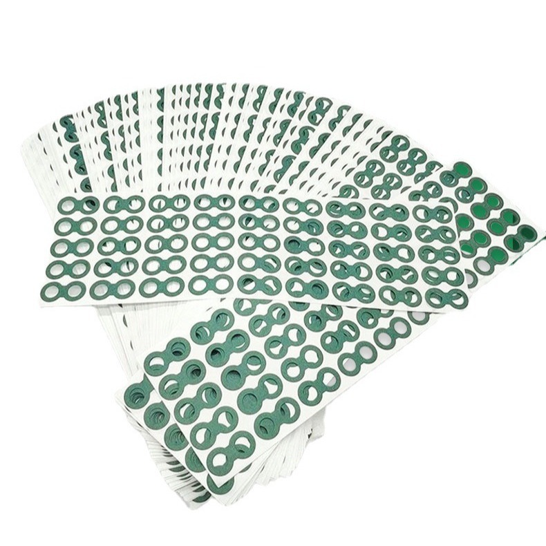 Highland barley paper 18650 green shell paper battery power supply single-sided adhesive coated insulating paper gasket manufacturers wholesale