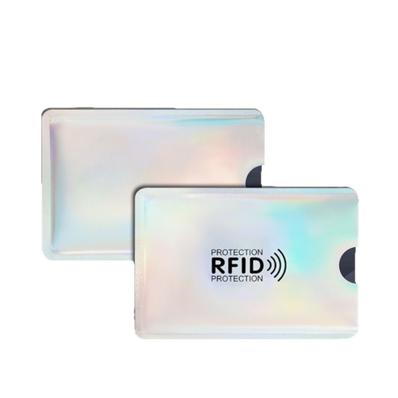 Cross-Border Laser Card Holder Aluminum Foil Anti-Degaussing Card Holder Id Card Holder Bank Card Holder Anti-Theft Rfid Shielding Holder