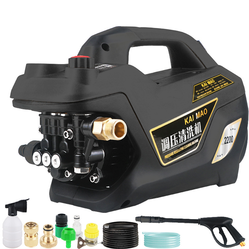 [Фирменный] Kai Mao, регулируемый бытовой автоматический водяной пистолет, портативная высоконапорная мойка 220V