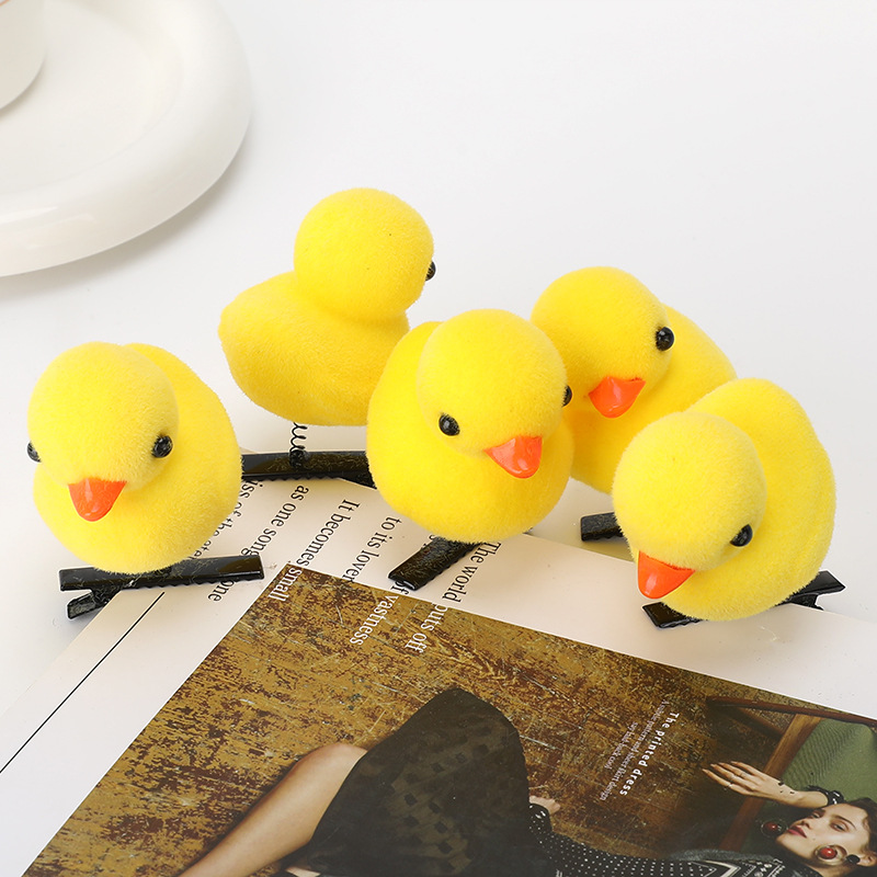 Little Yellow Duck hairpin children's hair accessories headdress wholesale hot sale kindergarten prize gift toy stall hairpin
