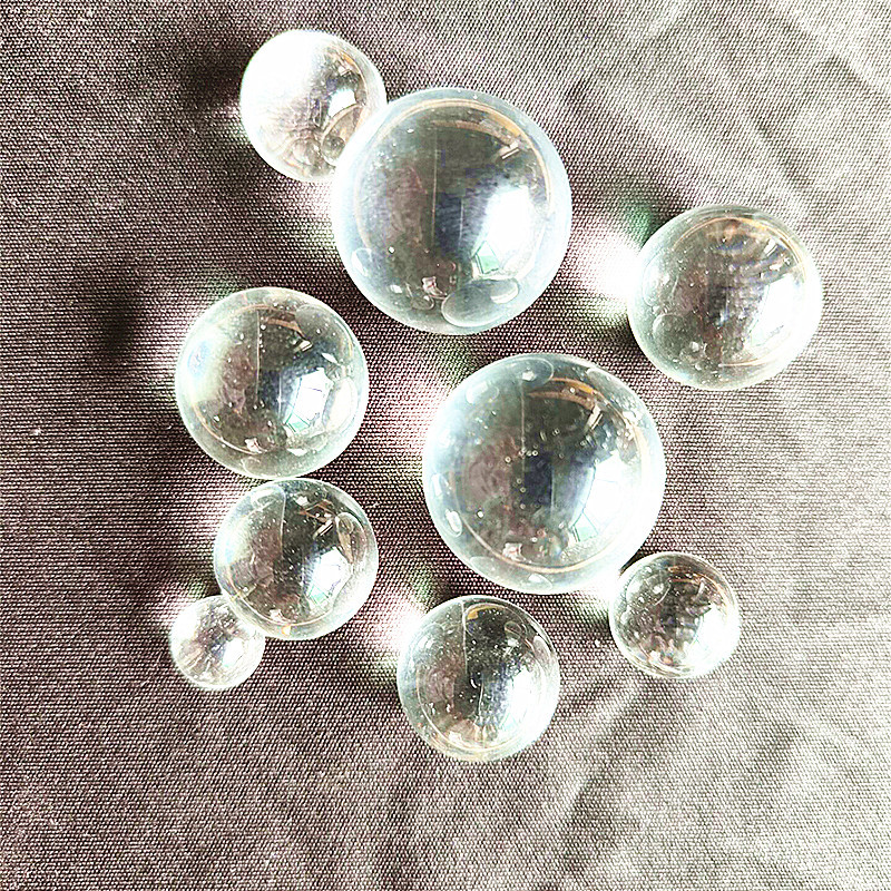 6-30mm transparent crystal light ball shooting props photography small glass ball perforated lighting solid ball small beads