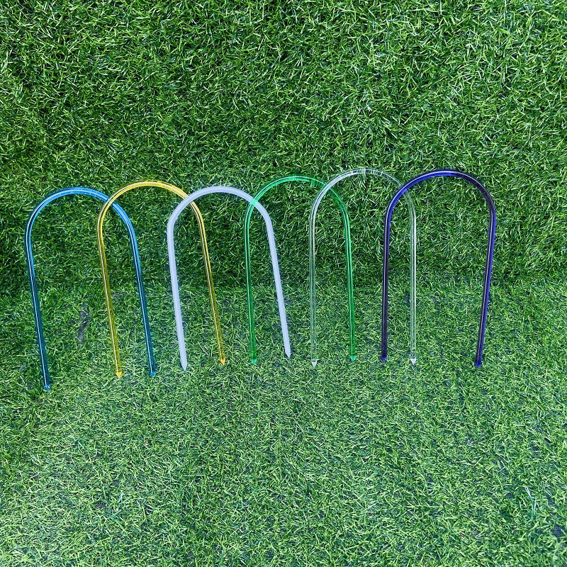 Акриловая подставка для растений U-образной формы, опора для вьющихся растений, стенд для цветов, садовый кронштейн для роз и потосов