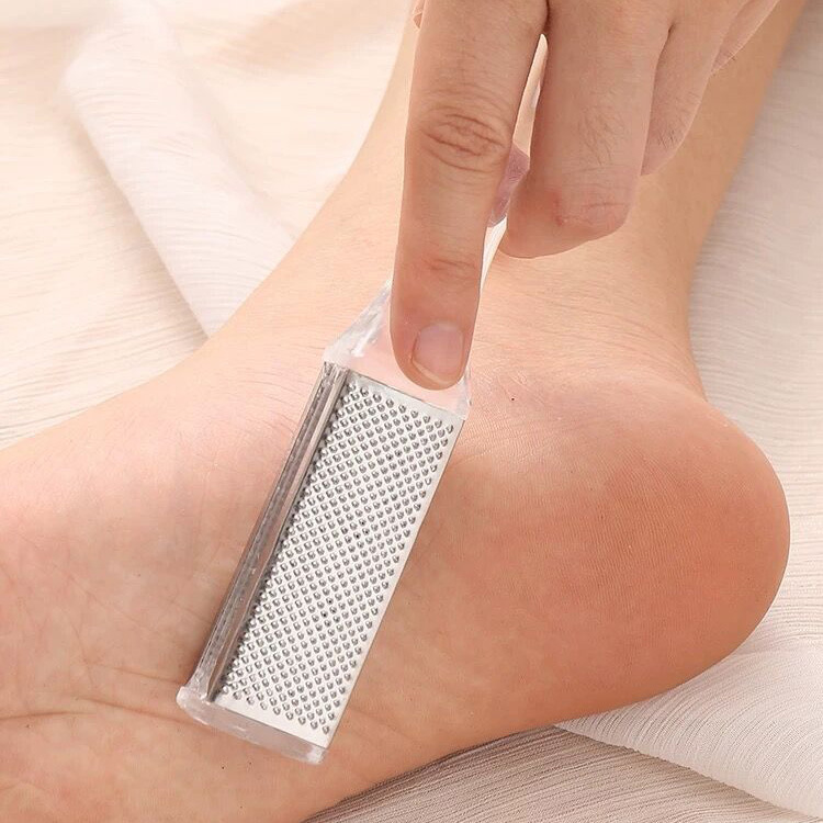 Stainless steel double-surface grinding foot file to remove dead skin foot file multi-function foot rubbing foot file pedicure artifact