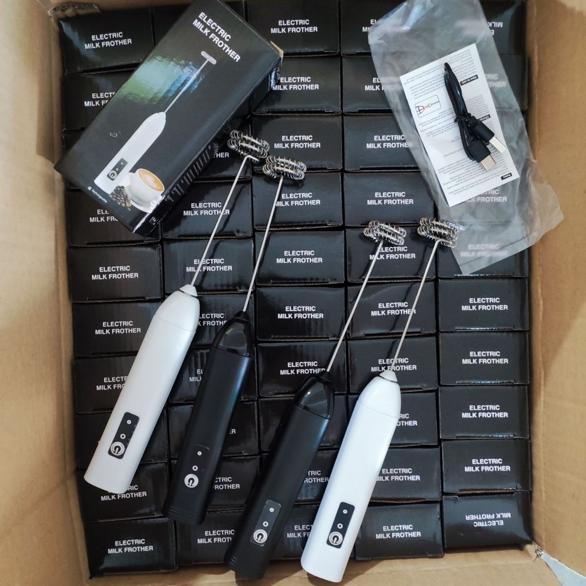 Egg Beater Factory Direct Sale Electric Coffee Milk Beater Household Mixer Handheld Mixer New Electric Egg Beater