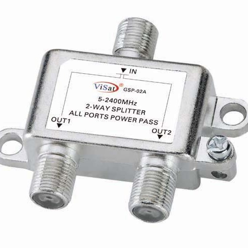 Разветвитель питания для ТВ сигналов двухканальный разветвитель 2-way