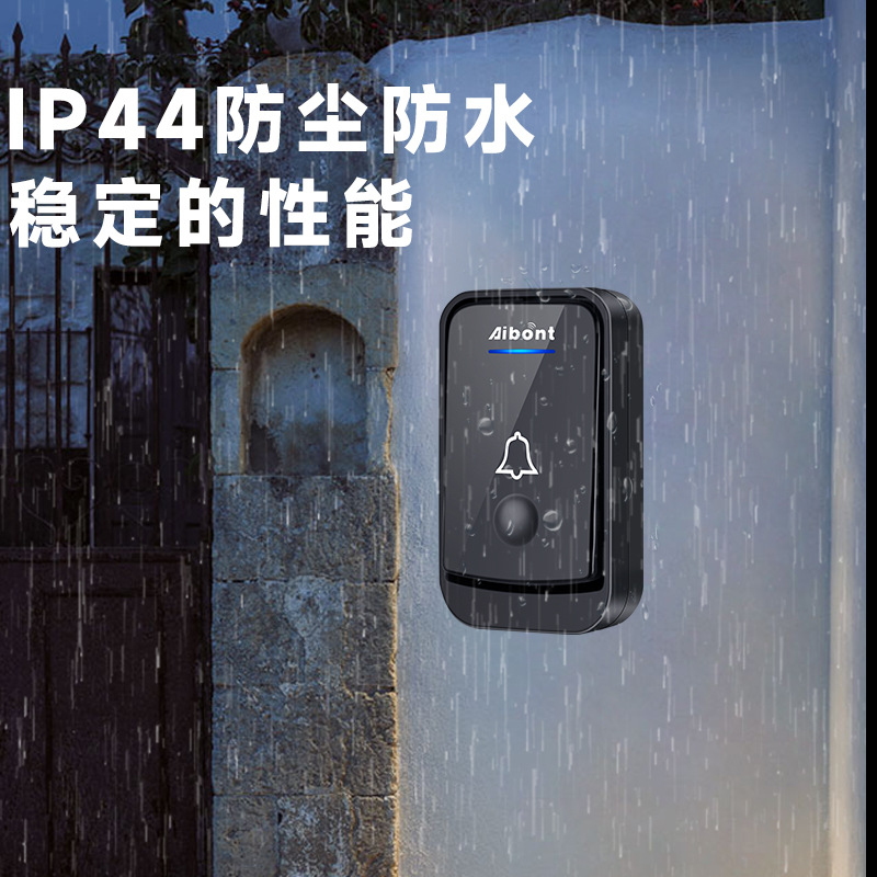 Wireless Doorbell Ac Wireless Digital Music Doorbell Home Sensor Remote Control Pager European and British Regulations