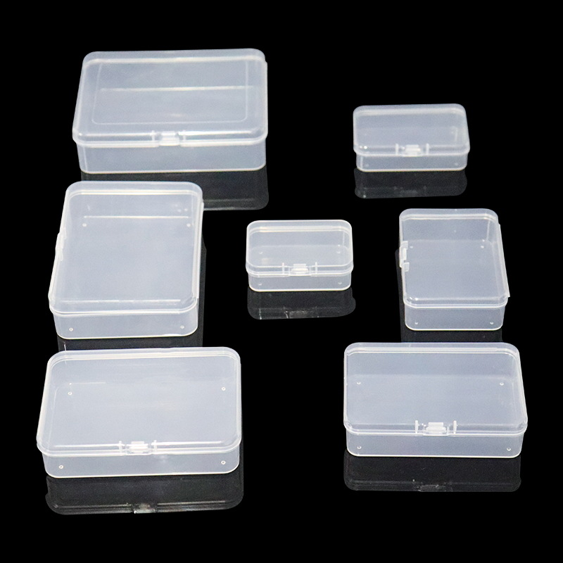 universal PP packing box small box storage box transparent plastic box Goka small product stationery packing box
