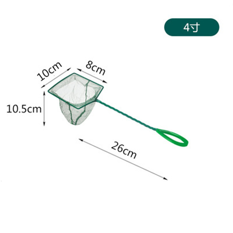 Fish tank fishing net hand-copied fish net fishing net bag square fish net aquarium fishing net ornamental fish large small net fishing