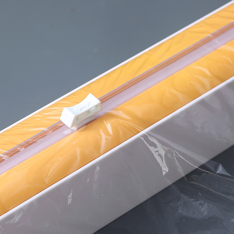 Suction Cup Plastic Wrap cutter household divider adjustable storage cutting box creative kitchen supplies tools