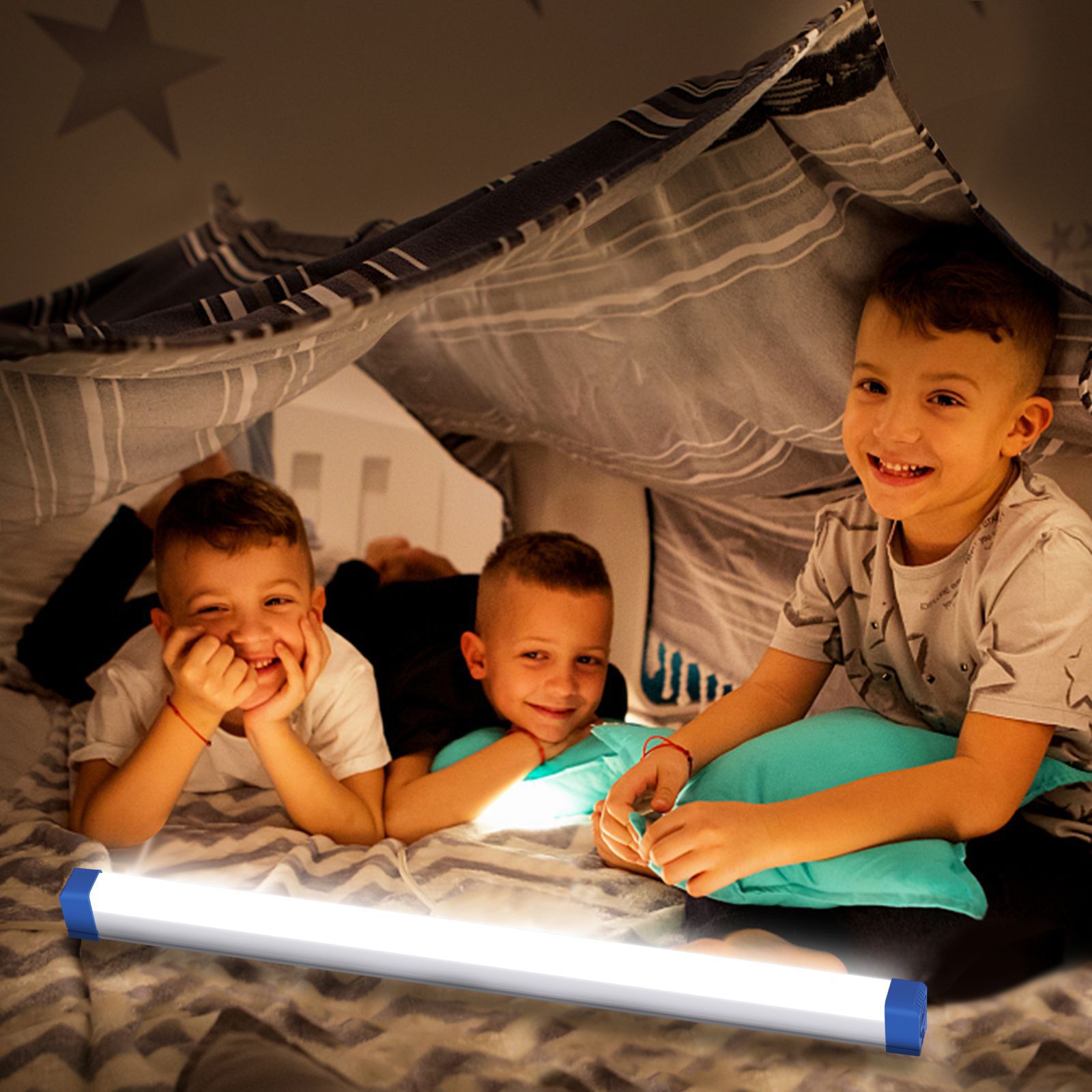 Led Emergency Lamp Super Bright Night Market Street Stall Lighting USB Charging Household Power Outage Electromagnetic Suction Outdoor Camping Style Lamp