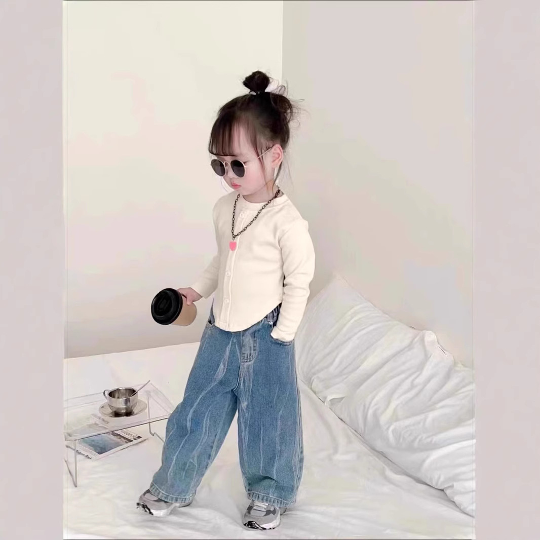 Girls' spring and autumn slim-fit candy-colored bottoming shirt 23 new western style top women's Korean-style fashionable breasted long-sleeved T-shirt