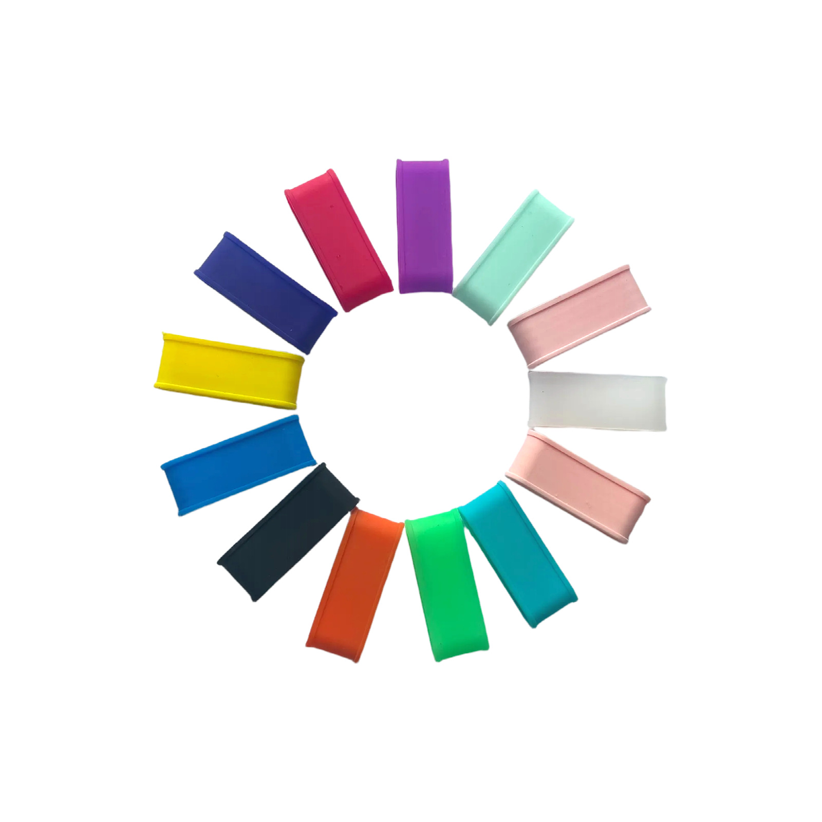 Jelly Color Pickleball Silicone Tennis Racket Sealing Rubber Ring Hand Glue Sweat-Absorbent Band Fixed Rubber Ring Elastic