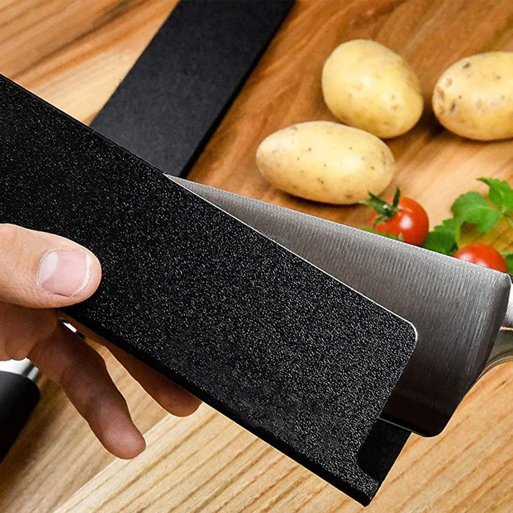 ABS knife sheath protector multiple sizes chef knife flocking cutter scabbard protective cover