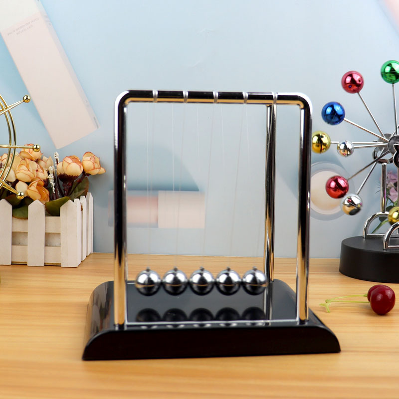 Newton swing ball physical ornaments gravity swing inertia collision balance single swing wave experiment decompression desktop collision beads