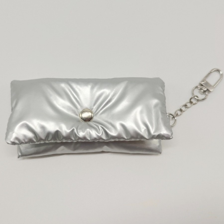 Креативная куртка с наполнителем из хлопка для наушников Apple AirPods1/2, серебряный конверт для подвеса