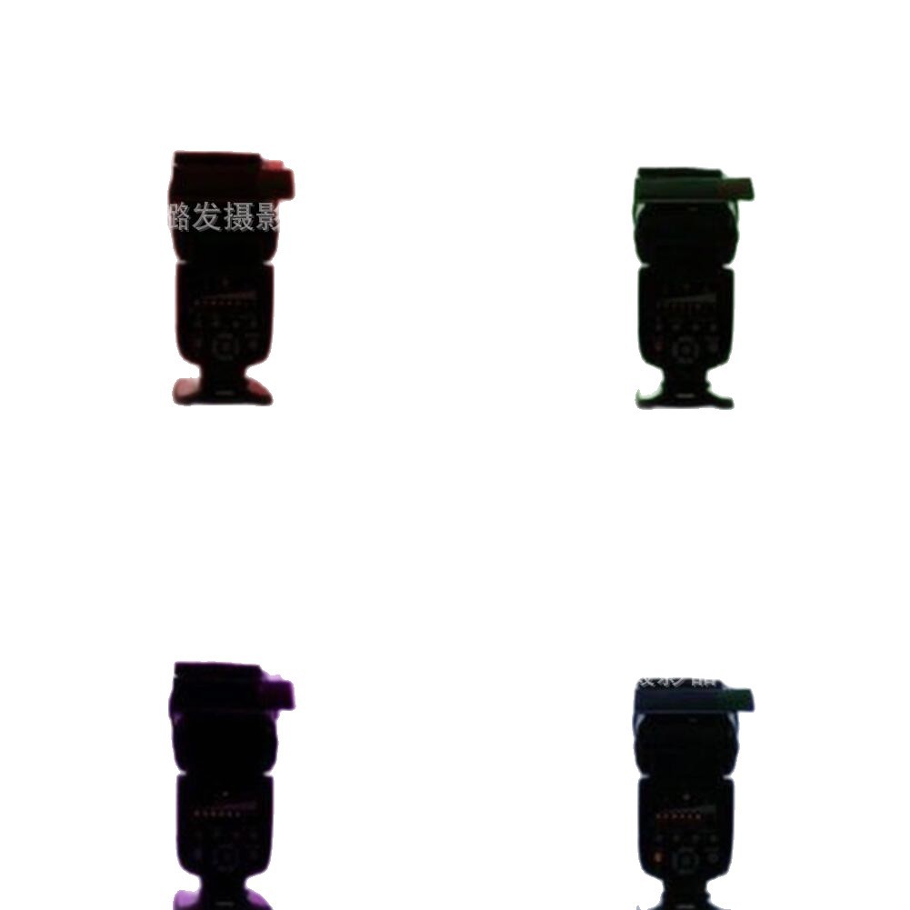 Camera flash 12 color 30CM8 color film suit color filter color temperature film storage bag color film