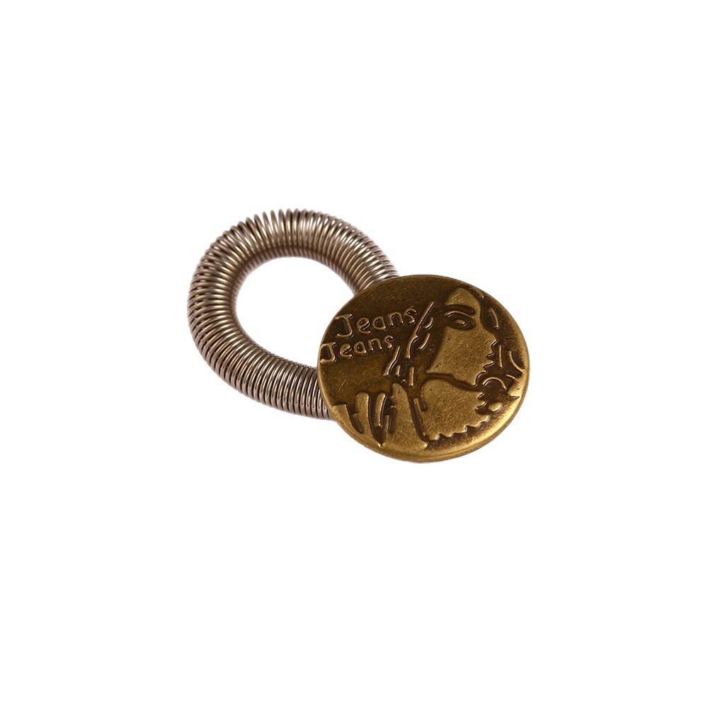 Adjustable Spring Waistband for Jeans, No-Sew Waistband Extender for Men and Women