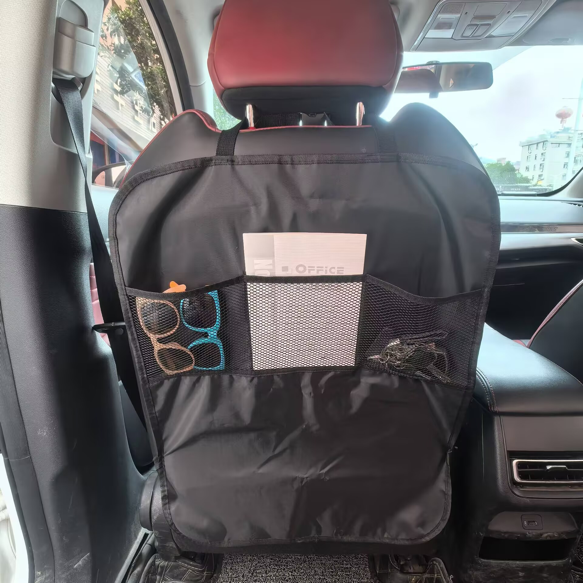 Source factory car rear seat anti-kick cushion car rear seat protection cushion car anti-dirty waterproof storage