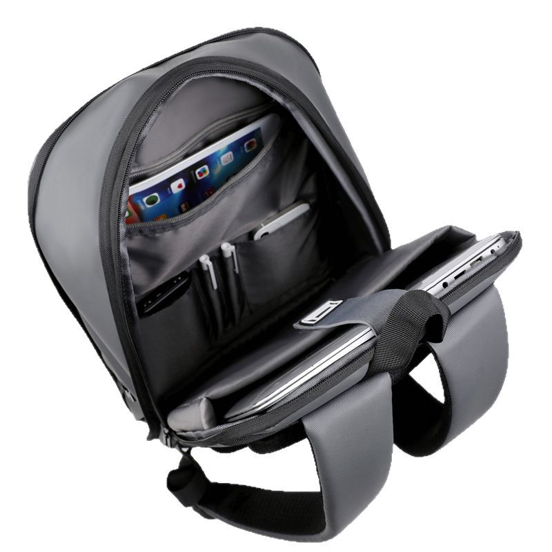 Foreign Trade Cross-border Ultra-thin Folding Business Backpack Expandable Water-repellent Film Backpack