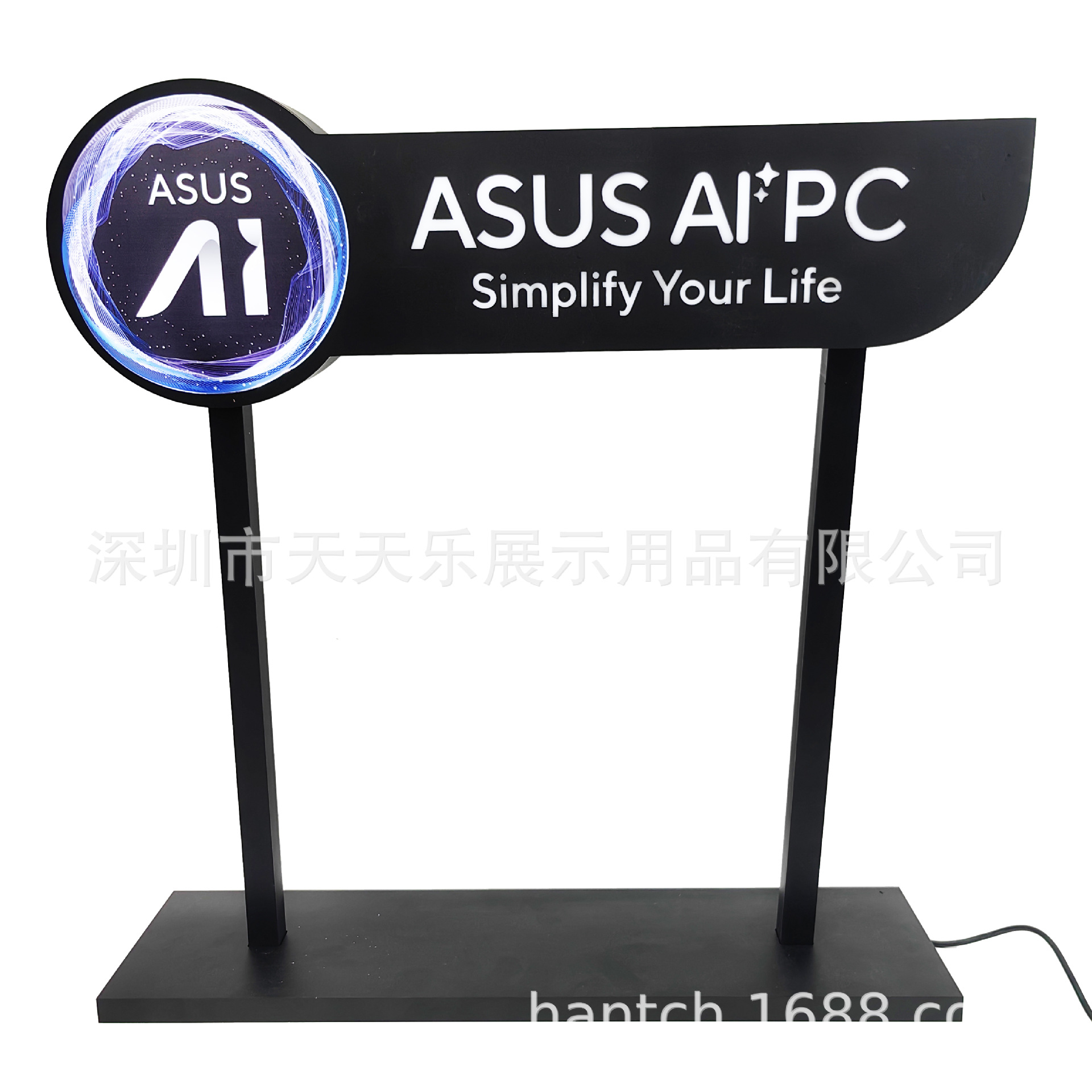 Computer Store Double-Sided Advertising Light Box Image Advertising Sign Acrylic Uv Color Printing Advertising Luminous Sign