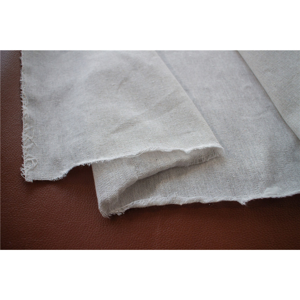 Widened Polyester-Cotton Imitation Linen Fabric, Plain White Gray Plain White Coarse Cloth, Imitation Linen Handmade DIY Fabric