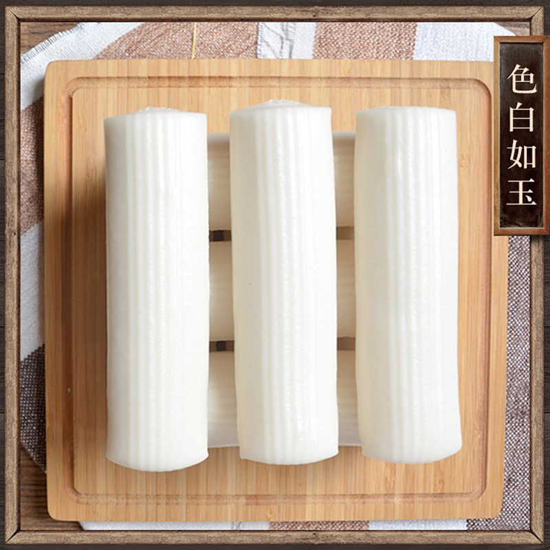 Free Shipping in stock Water Mill Rice Cake Fresh Fried Rice Cake Sliced in Vacuum Bag Soft Waxy Elastic Tender Rice Cake