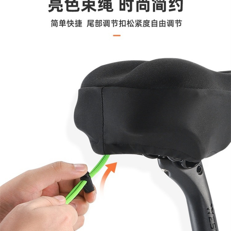 Bicycle Seat Cushion Cover Super Soft Thickened Sponge Anti-Butt Pain Cover Mountain Road Bike Bicycle Seat Cushion Cover