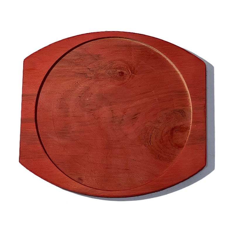 Factory Direct Supply cast iron baking pan Street steak Western style iron plate rice gas induction cooker round Commercial Iron Plate roast