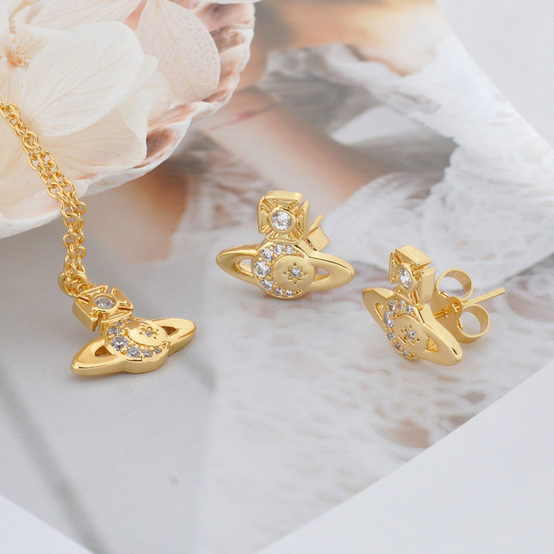 Серьги-гвоздики из циркония Empress Planet Модные и Элегантные Звездные Серьги Уникальный Дизайн Универсальные Серьги Оптовая Торговля