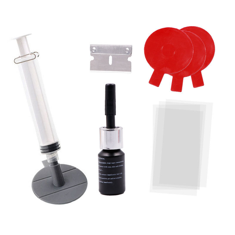 Car Glass Repair Fluid - Cross-Border - Front Windshield Window Crack, Crack, Scratch, and Fissure Repair Fluid, Restorative Agent Glue