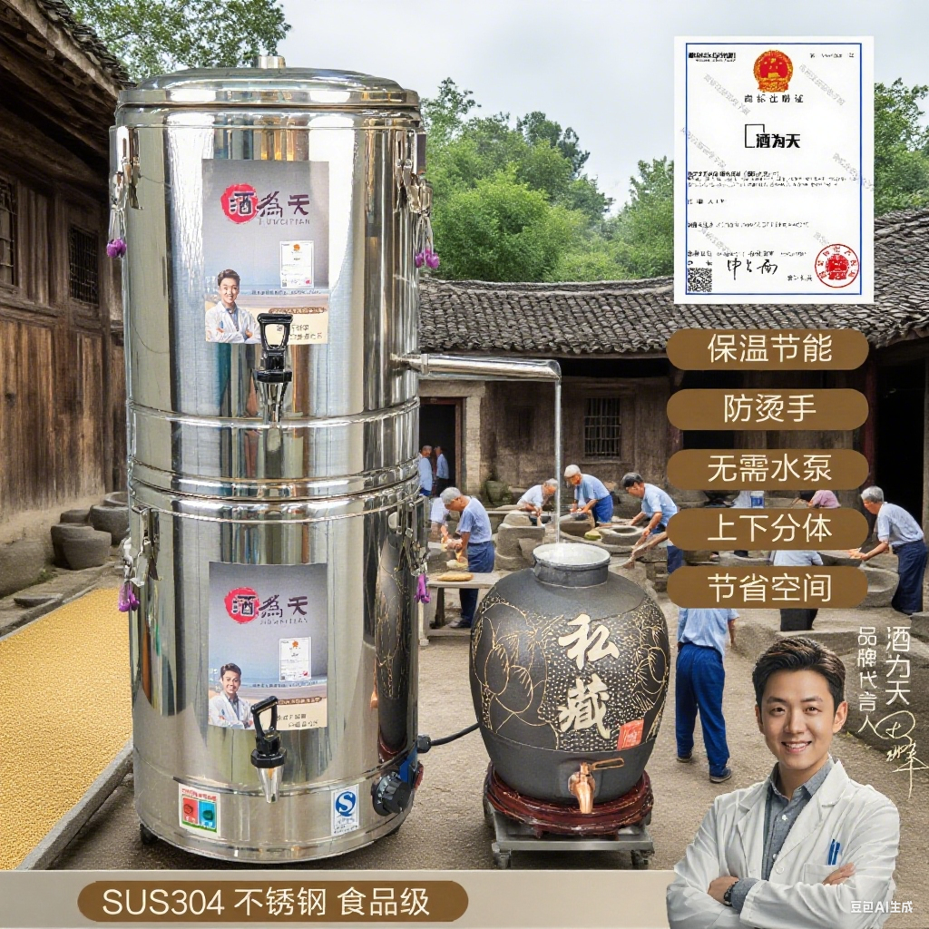 Free Shipping Wine Making Machine Household Fully Automatic Wine Steamer Wine Making Equipment Hydrosol Machine Home Brewed Liquor Wine Making Machine Distiller