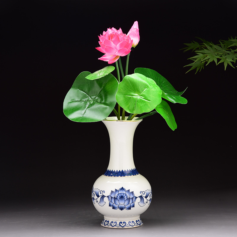 Ceramic Buddha Vase, Buddhist Hall, Living Room Flower Arrangement, Water Purification Bottle, Decorative Buddhist Ornaments, Home Guanyin Bottle, Buddha Ornaments