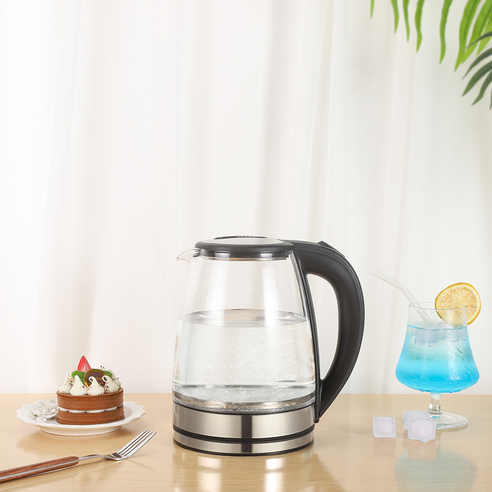 Cross-border Top Electric Kettle Gao Peng Glass Kettle 1.8L Capacity in stock Warms Up Rapidly Kettle Export
