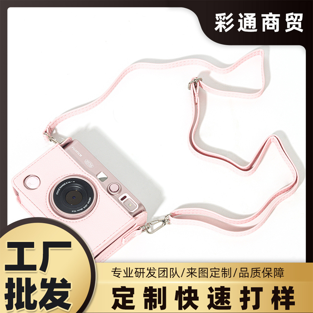 Сумка для камеры Polaroid Mini Evo Новый светло-розовый цвет Романтический цвет сакуры Защитный чехол для хранения Сумка через плечо