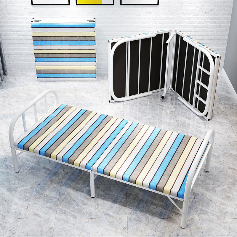 Кровать для обеденного перерыва, складная, односпальная, домашняя, двойная, офисная, простая, сопутствующая кровать, портативная, жесткая кровать