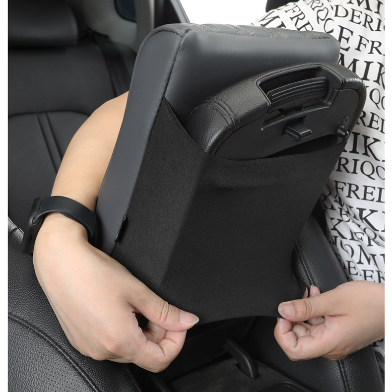Universal Car Armrest Box Heightening Pad, Car-Mounted Memory Foam Armrest Box Pad, Central Armrest Box Heightening Pad