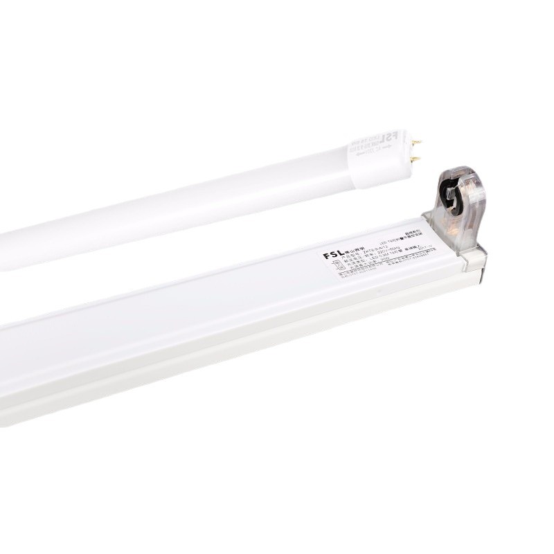FSL Foshan Lighting LED Single Tube T8 Single and Double End Power Supply Household Plastic Fluorescent Light Source