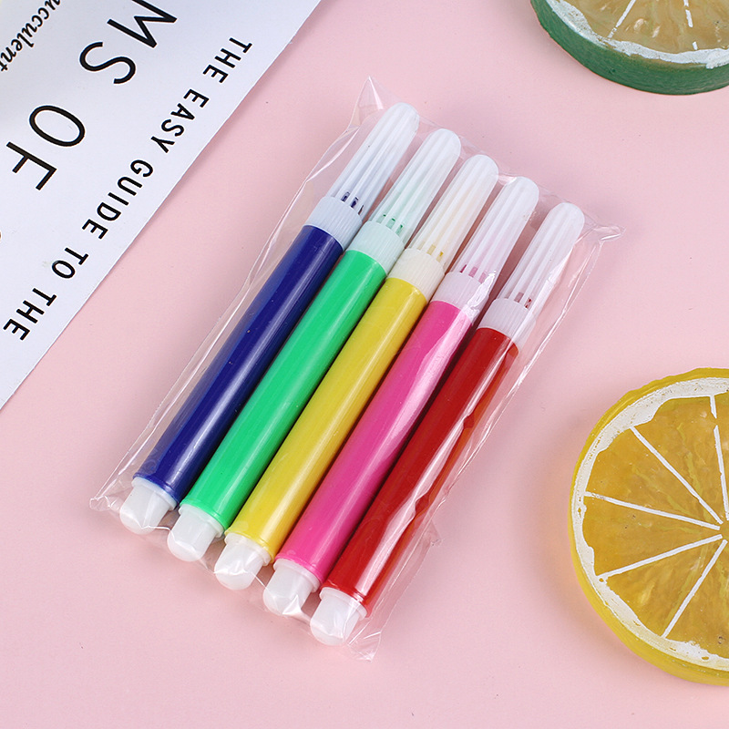 Children's DIY Graffiti Watercolor Pens 4 Colors 6 Colors 8 Colors 12 Colors Mini Painting Pens Painting Accessories Tools Manufacturer Wholesale