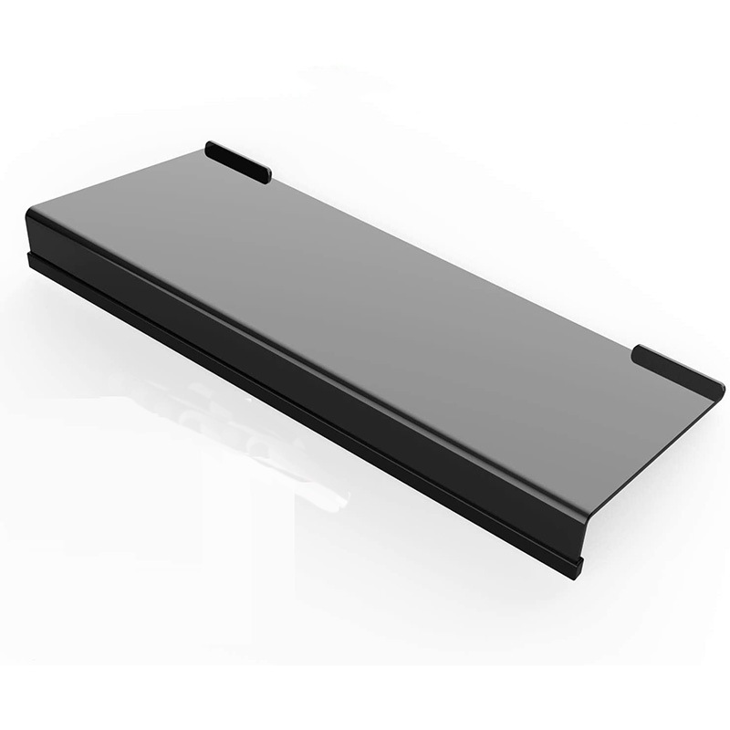 [Office Essential] Black Computer Keyboard Stand for Improved Typing Posture, Non-Slip, Height-Adjustable, Ergonomic