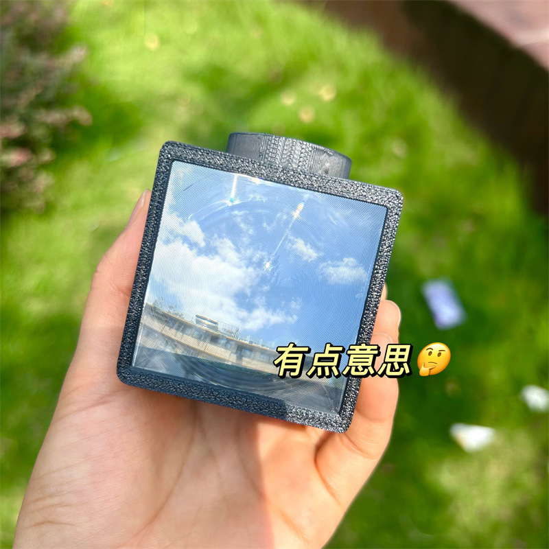 3D Printing Waist Flat Camera Viewfinder Housing, Suitable for 5*5 Fresnel Lens
