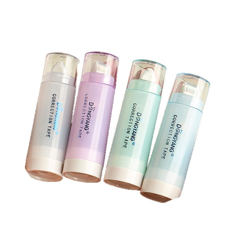 360 ° Rotating Dot Dispensing Large Capacity Replaceable Core Handbook Student Double-Sided Tape High Viscosity Manual Dispensing Pen