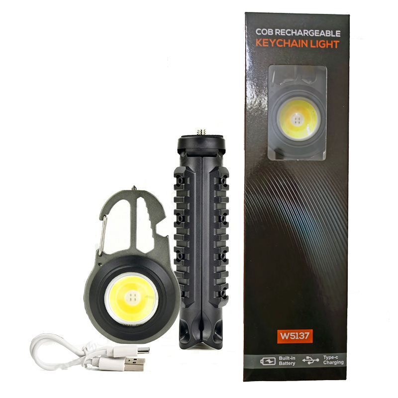 NeW Hot Sale W5137 White Light YelloW Light Red Light With Bracket Can Open Beer With ScreWdriver Mini Work Light