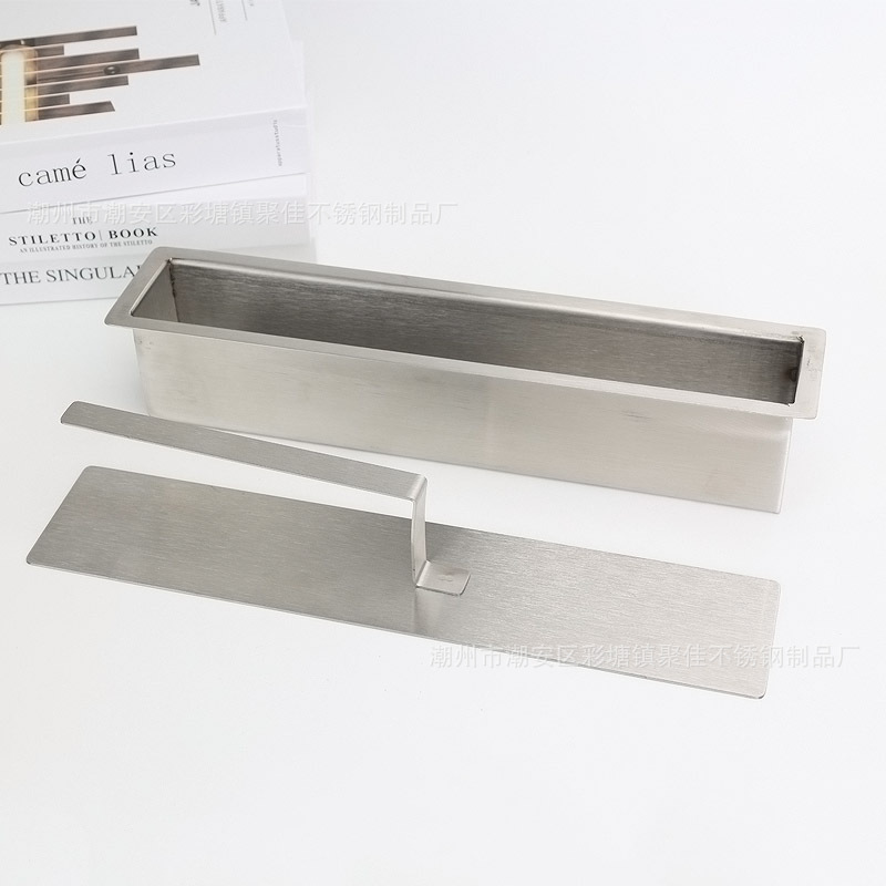 Cross-border Direct Supply Stainless Steel Alcohol Desktop Fireplace Alcohol Box Outdoor Alcohol Tank with Cover Accessories Fire Extinguishing Cover