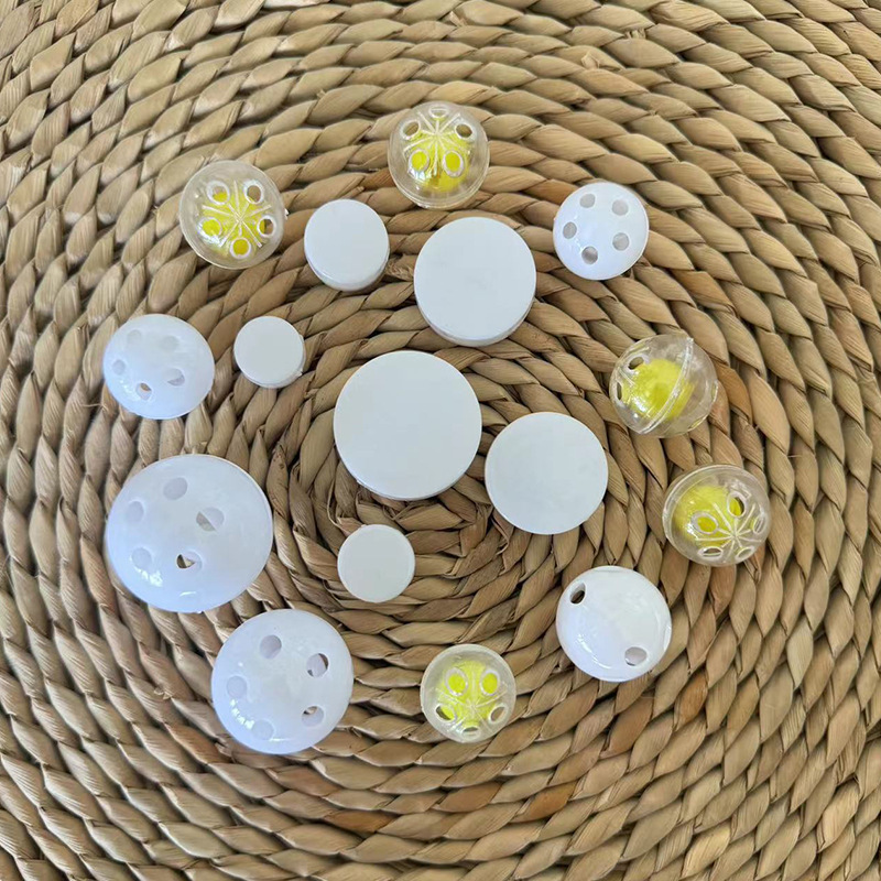 Пластиковая плоская коробка с колокольчиком, встроенные звуковые аксессуары, ручная работа, игрушка дляDIY, колокольчик для куклы